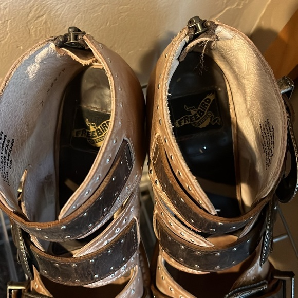 Freebird By Steven Violet Ankle Bootie Sandals - Picture 5 of 10